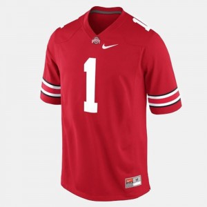 Dontre Wilson College Jersey Buckeyes Red #1 Football For Men