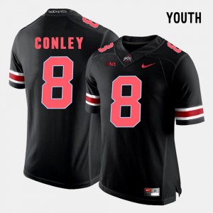 Black #8 Gareon Conley College Jersey Youth(Kids) Football OSU