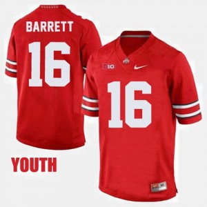 Ohio State Buckeye Youth J.T. Barrett College Jersey Football #16 Red