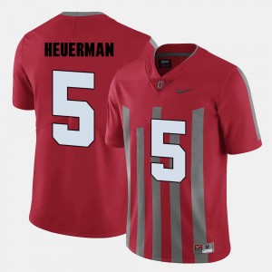 Football Jeff Heuerman College Jersey Buckeyes For Men Red #5