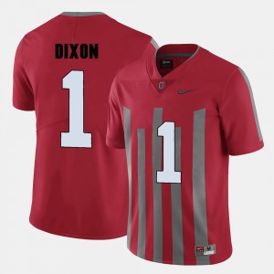 Johnnie Dixon College Jersey Football Ohio State Buckeyes For Men's Red #1
