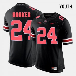 Black Football Malik Hooker College Jersey Youth OSU Buckeyes #24