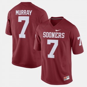 OU Sooners #7 Crimson For Men's Alumni Football Game DeMarco Murray College Jersey