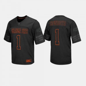 OK State For Men #1 Football College Jersey Black