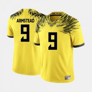Men Arik Armstead College Jersey Yellow Ducks Football #9