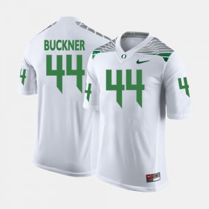 #44 White DeForest Buckner College Jersey Oregon Ducks Football Mens