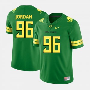 For Men Football Green Oregon Dion Jordan College Jersey #96