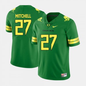 University of Oregon For Men #27 Football Green Terrance Mitchell College Jersey