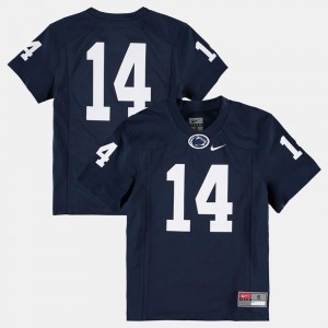 College Jersey #14 Football Navy Penn State Nittany Lions Youth