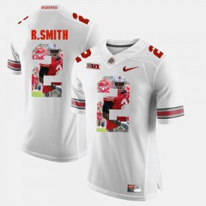 Pictorial Fashion Rod Smith College Jersey White #2 Mens Ohio State Buckeyes