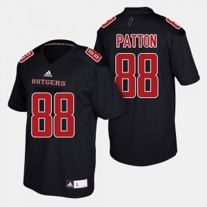 Andre Patton College Jersey #88 Black Football Rutgers Scarlet Knights Men