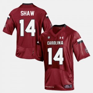 Football Connor Shaw College Jersey Gamecock #14 Men Red