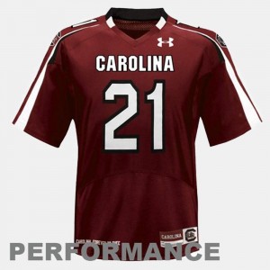 #21 Red Football Marcus Lattimore College Jersey South Carolina Men's
