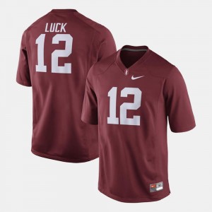 #12 Stanford Alumni Football Game Andrew Luck College Jersey Men's Cardinal