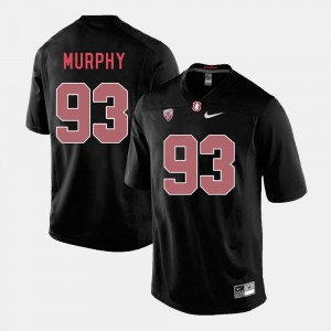Football Men's Black Trent Murphy College Jersey Cardinal #93