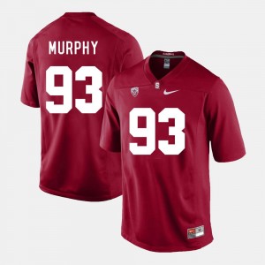 Stanford Cardinal Football Trent Murphy College Jersey #93 For Men's Cardinal