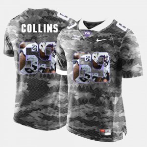 Men's Texas Christian #69 High-School Pride Pictorial Limited Aviante Collins College Jersey Grey