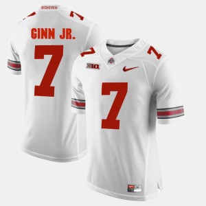White For Men Ted Ginn Jr. College Jersey Ohio State #7 Alumni Football Game