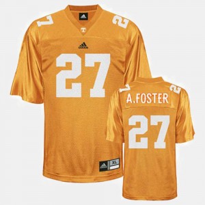 Orange Arian Foster College Jersey Tennessee Vols Football #27 For Men