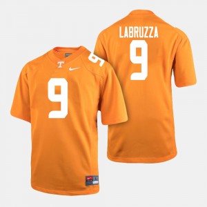 #9 Orange Cheyenne Labruzza College Jersey Tennessee Volunteers For Men Football