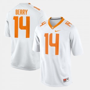 Alumni Football Game White #14 Tennessee Men's Eric Berry College Jersey