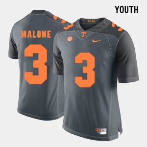 Grey Josh Malone College Jersey Vols For Kids Football #3