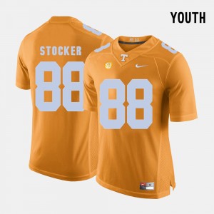 UT VOLS Luke Stocker College Jersey #88 For Kids Orange Football