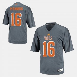 #16 Football For Kids Peyton Manning College Jersey TN VOLS Gray