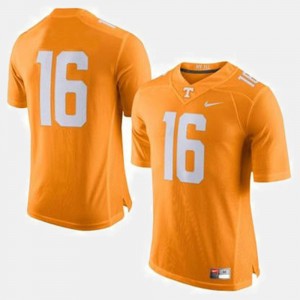 Tennessee Vols Peyton Manning College Jersey Orange #16 Mens Football