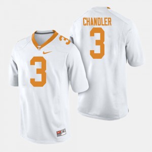 Vols #3 Ty Chandler College Jersey Mens Football White