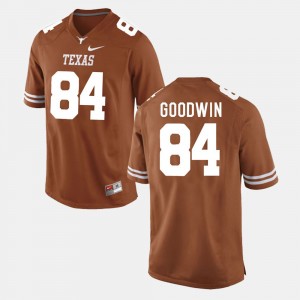 Burnt Orange Marquise Goodwin College Jersey University of Texas Football #84 For Men