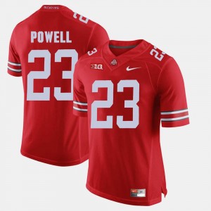 Scarlet Men Ohio State Tyvis Powell College Jersey Alumni Football Game #23