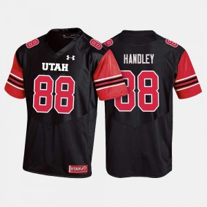 #88 Harrison Handley College Jersey Black Football Utah Mens