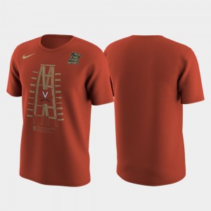 Orange For Men 2019 NCAA Basketball National Champions Celebration Ladder College T-Shirt 2019 Men's Basketball Champions UVA Cavaliers