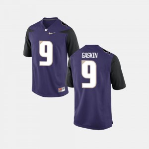 Football Purple Washington Huskies #9 For Men Myles Gaskin College Jersey