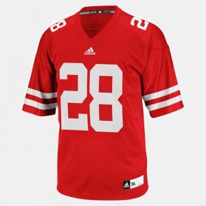 Badgers For Kids #28 Football Montee Ball College Jersey Red