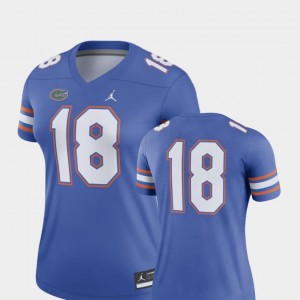 #18 College Jersey Womens University of Florida 2018 Game Royal Football