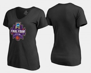 March Madness Black Final Four Paint Basketball Tournament College T-Shirt For Women