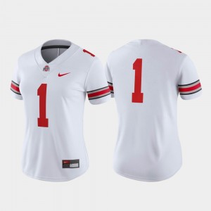College Jersey OSU For Women White #1 Football Game