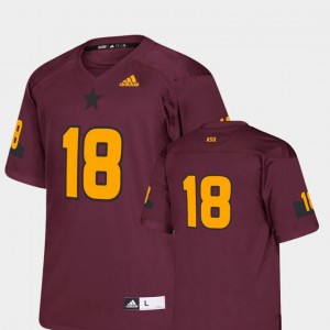 #18 For Kids Arizona State Sun Devils Football Replica College Jersey Maroon