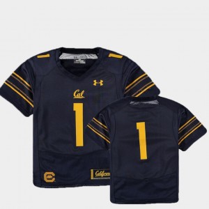 College Jersey Football Finished Replica Navy #1 UC Berkeley For Kids