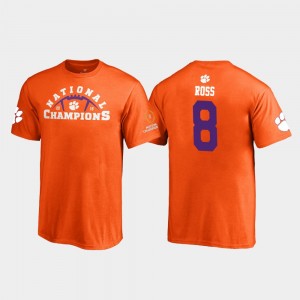 Pylon Justyn Ross College T-Shirt For Kids 2018 National Champions Orange Clemson #8