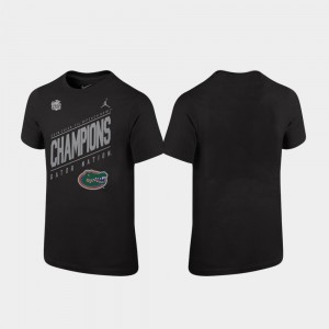 College T-Shirt 2018 Peach Bowl Champions Black Gators Youth(Kids) Locker Room