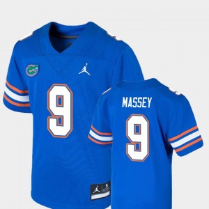 Football Youth(Kids) University of Florida Dre Massey College Jersey Game #9 Royal
