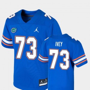 Game Youth Football #73 Martez Ivey College Jersey Royal UF