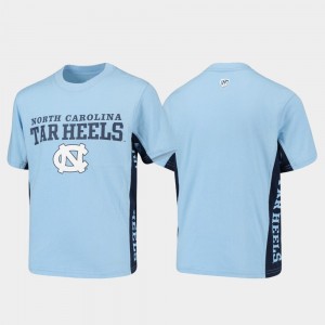 Carolina Blue College T-Shirt Tar Heels Side Bar For Kids