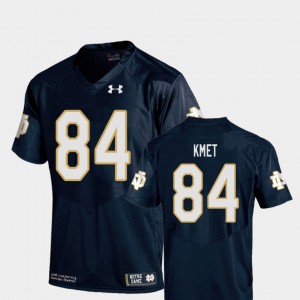 #84 Notre Dame Fighting Irish Youth Navy Cole Kmet College Jersey Football Replica