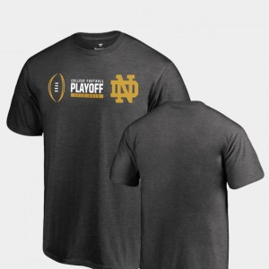 Cadence 2018 Football Playoff Bound Heather Gray Notre Dame College T-Shirt For Kids