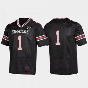 Youth(Kids) #1 150th Anniversary College Jersey Gamecock Black Football Replica