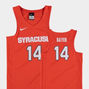 Braedon Bayer College Jersey Replica Syracuse University Youth Orange Basketball #14